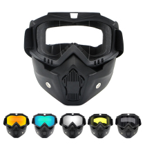 Harley tactical mask windproof mirror riding mask cross-country motorcycle goggles Knight lens CS outdoor face protection
