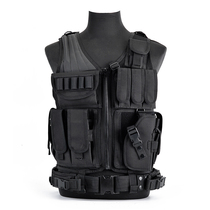 Tactical vest multifunctional anti-stab suit mesh breathable summer vest military fans CS field outdoor body armor protection