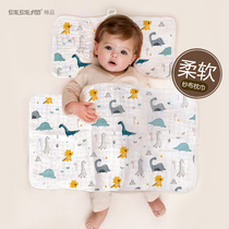 Childrens towel saliva towel Baby cover belly gauze cotton baby belly towel Pillow towel Newborn pillow towel