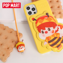 POPMART bubble matte sweet bean animal baby type-c Apple fast charging data line creative blind box