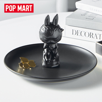 POPMART Bubble Mat LABUBU ceramic tray jewelry plate creative gift trend gift