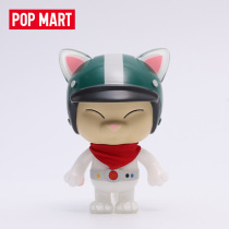 POPMART Bubble Mart Cat Rider ornaments trendy big hand toy space Cat toy gift