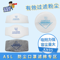 An Shuang Li mask filter cotton dust-proof anti-smog dust odor formaldehyde second-hand smoke decoration polishing filter Cotton