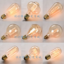 Edison bulb E27 screw retro tungsten wire light source Creative bulb decorative incandescent dimming bulb
