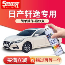 Dedicated 14th generation Dongfeng Nissan Sylphy Paint Pen Pearl Pearl White Car Paint Repair Products Self-painting Accessories