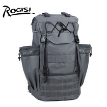 New ROGISI Lu Jie army fan camping mountaineering bag 55L outdoor waterproof shoulder travel bag BN-018