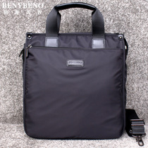 New Mens Bag Vertical Business Leisure Hand bag Nylon Oxford Canvas Bag Shoulder Bag shoulder bag Briefcase