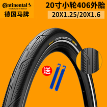 Horse brand small wheel folding car stab-proof bald head 20 inch tire 20*1 25 1 6 2 0 406 tire with reflective strip