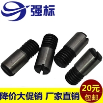 Open tail cylindrical pin External thread pin GB878 screw tail column pin one-word open pin slotted cylindrical pin M4M5M20