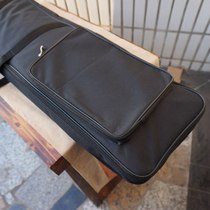 Seven-string guqin bag black padded Oxford cloth piano bag can be carried with single shoulder nylon cloth piano cover thin