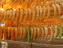 2021 New Xinjiang specialty authentic cantaloupe dried melon natural drying without adding 250g