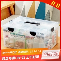 Home medicine box storage box super large emergency portable household medicine supplies box Medical First Aid Kit drug classification