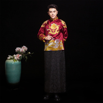 Xiuhe clothing male 2021 new groom clothing Chinese wedding dress men dragon and phoenix coat Tang suit men Xiuhe men