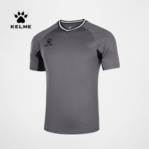 KELME calmei 2021 New basketball referee jacket mens and womens sports T-shirt breathable sportswear can be printed