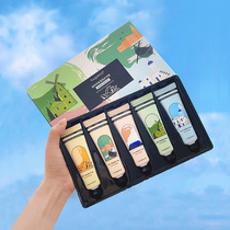 Weiya recommends ~ five whitening hand cream set gift box moisturizing and moisturizing anti-dry cracking student portable