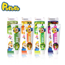 South Korea pororo Lele Baolulu baby clean oral children fluorine-free mothproof dental toothpaste