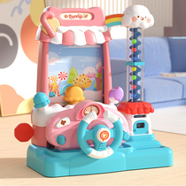 Childrens pick-up Bean electric villa house ball machine parent-child interactive table game Concentration Training 6 Educational Toys 3 years old