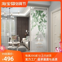 Nordic entrance porch screen partition living room solid wood simple modern small apartment household custom