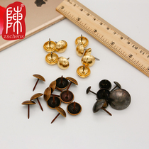 Antique copper foam nails copper nails round nails sofa soft bags foam nails antique door decorative nails pushpins retro
