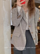 (Late Umbrella) Special production of the Heather Sky Silk Wool Dark Tattoo Cuff suit Two Color Entrance