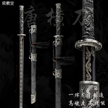 符龍繍春刀] 繍春刀 牛尾刀 苗刀 手鍛造打 鋼刀 冷兵器 古兵器