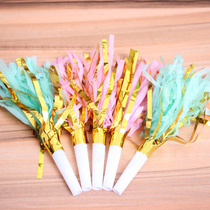 Childrens whistleblowing birthday party performance streaming Su whistling trumpeter boy girl Qingsheng Whistle Little Toy