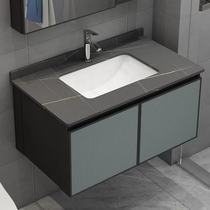 Rock plate washbasin toilet wall sink cabinet combination bathroom integrated ceramic basin household balcony wash table
