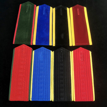 New stock Old stock Veteran collections Memorial eight-seven-style learning round red green blue black soft and hard shoulder boards