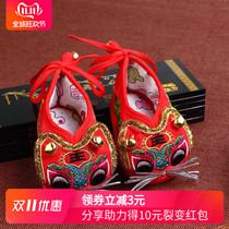 Hot sale 0-1 baby baby 100 days old embroidered tiger head shoes full moon year old draw