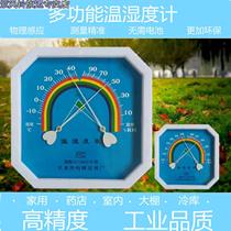 Octagonal industrial hygrometer High-precision wall-mounted indoor greenhouse hygrometer