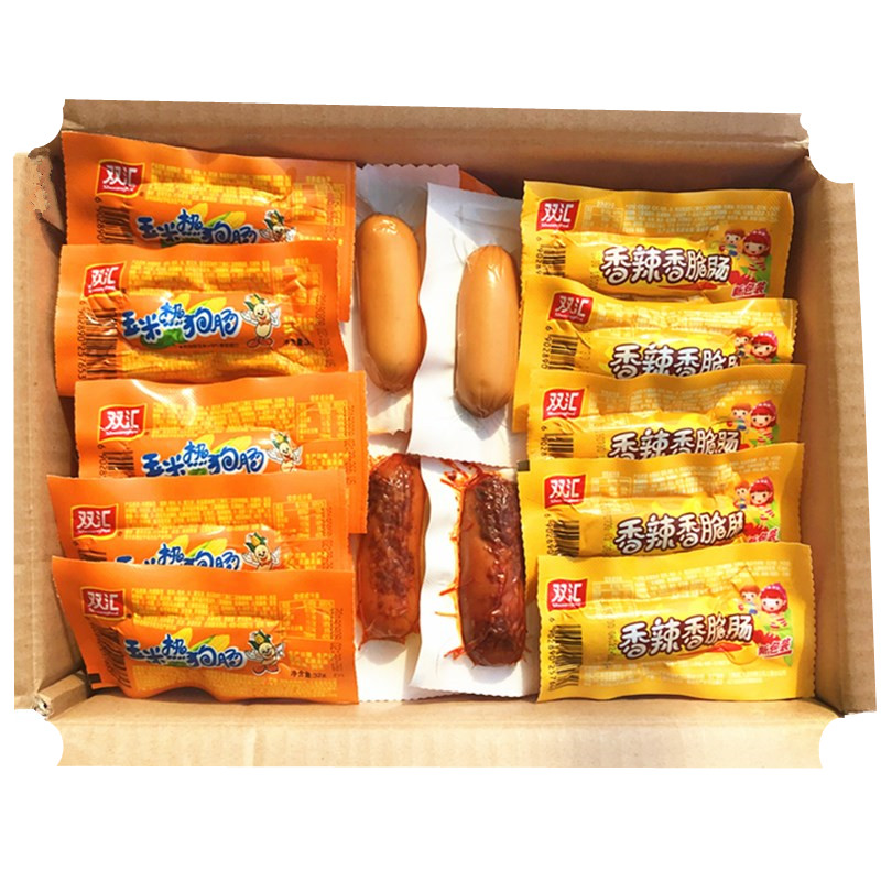 Shuanghui corn hot dog intestine spicy crispy intestine double sink ham intestine corn intestine 60 combination box