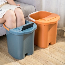 Foot bucket household foot basin deep tube over calf knee knee dormitory foot bath tub insulation massage foot bubble artifact