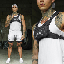 Summer new vest sports outdoor luminous protective equipment Muscle men multi-functional fitness professional tactical vest