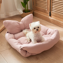 Dog kennel Summer All-season universal small and medium-sized dog Dog bed house mat Cat nest Teddy dog kennel mat Pet supplies