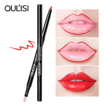 Automatic lip liner Lipstick pen Lip pen Childrens stage makeup makeup Retro red aunt color grapefruit rose red female eyeliner