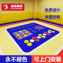 Gymnasium Gymnasium 360 Private Teaching Functional Floor Personalized Customized pvc Sports Floor Pad