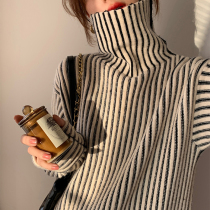 Pregnant women autumn dress 2021 New sweater base Net red knitted skirt out fashion coat autumn and winter