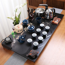 Wu Jinshi tea tray Household Kung Fu tea set one-piece automatic living room stone tea table running water tea set