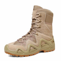 Zhanhe waterproof hiking shoes men's high-top ultra-light combat boots winter hiking shoes training boots airborne desert tactical boots