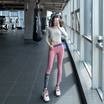 Yoga clothing autumn long sleeve slim quick-drying sports running fashion high-end professional fitness pants set women Net Red