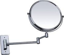 Double-sided push-pull magnifying beauty mirror rotating vanity mirror folding vanity mirror bathroom wall hanging