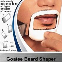 Mens beard styling mold beard Styler template care comb sideburns trim silhouette tool frame