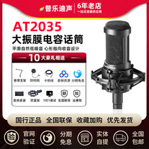 Iron Triangle AT2035 professional large diaphragm condenser microphone recording dubbing K song singing microphone sound card set
