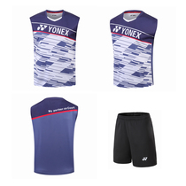Badminton clothes open competition clothes sleeveless mens and womens couples childrens tops suit quick-drying printing 5159