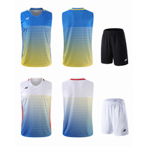 Badminton clothes open competition clothes sleeveless mens and womens couples childrens tops suit quick-drying printing 3635