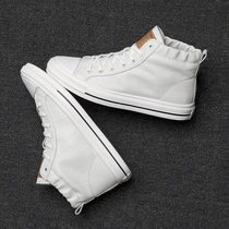 aj mens shoes Summer thin section High help shoes mens Korean version trendboard shoes flagship store 2021 net red high state little white shoes