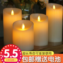 led electronic candle light simulation candle wedding stage lighting show romantic birthday candle living room decoration