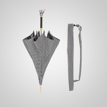 Giraffe umbrella Long handle British gentleman parasol animal head female sunny and rainy dual-use umbrella Tide brand sunscreen sun umbrella