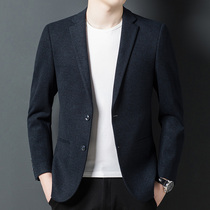 Niu small suit mens woolen suit casual mens Benxi business 2021 autumn and winter formal dress thick niece coat