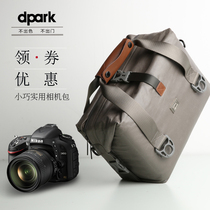 dpark SLR camera bag shoulder large capacity waterproof men and women micro single suitable for Canon Nikon professional crossbody photography bag M6M100M5080D200D
